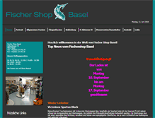 Tablet Screenshot of fischershop-basel.freelinks.ch